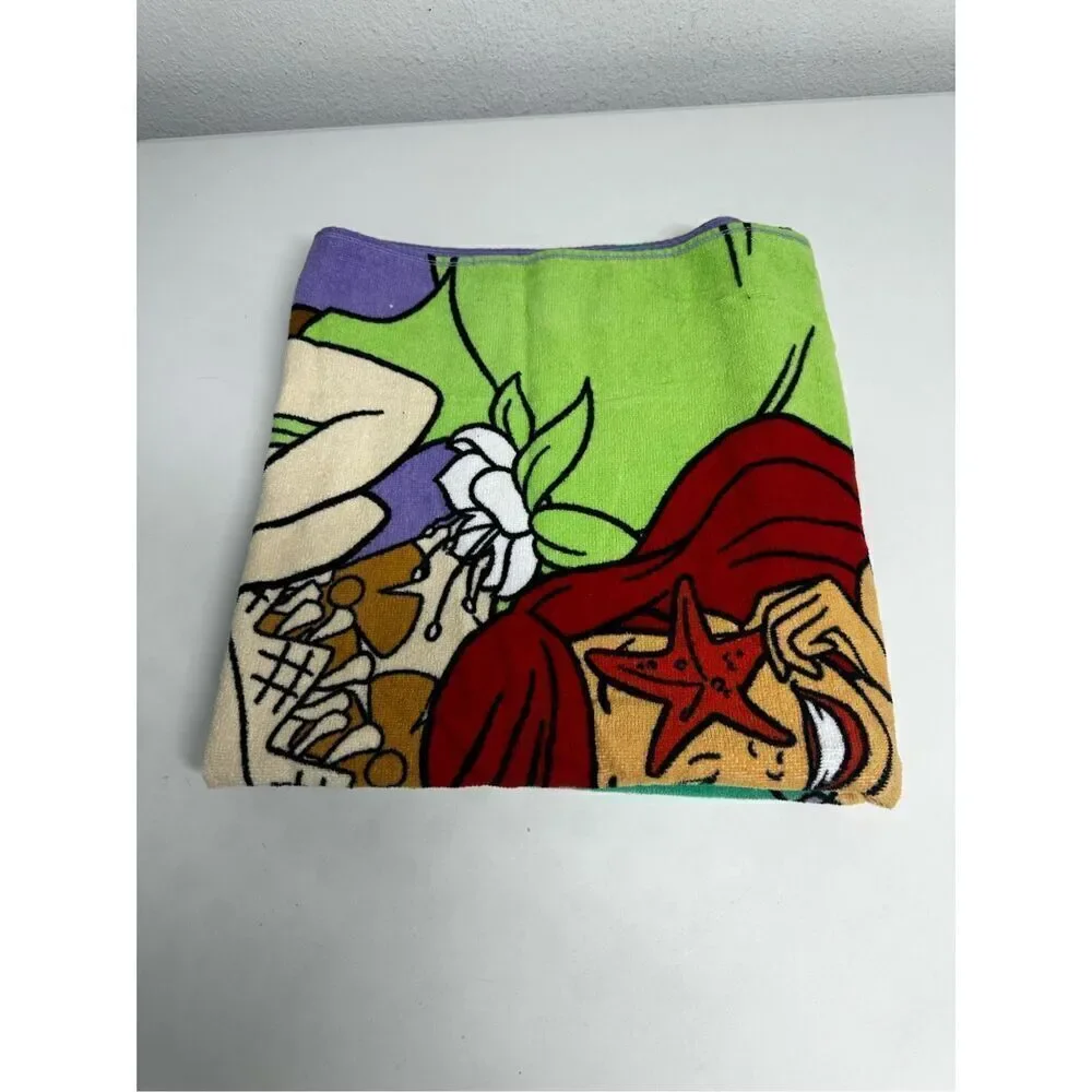 Disney Princess Flowers Beach Towel measures 27 x 50 inches